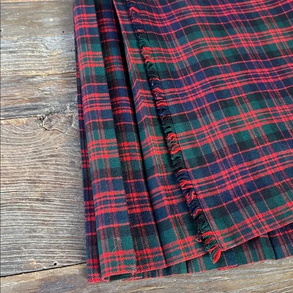 The Scotch House vintage tartan plaid kilt long maxi skirt EVC small - Picture 9 of 10